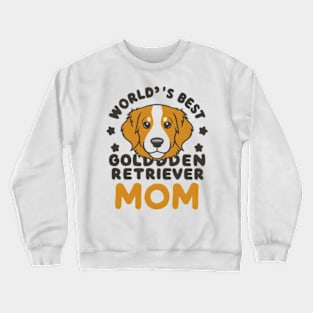 World's Greatest Golden Retriever Grandma Funny Dog Lover Crewneck Sweatshirt